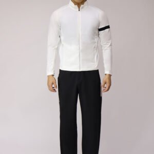 Color-Block Casual Straight-Leg Loose Pants